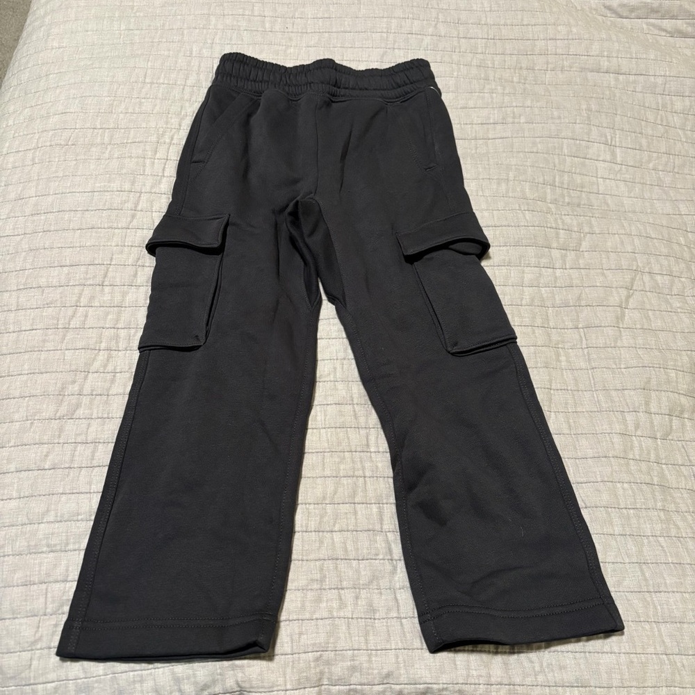 NWT GAP Black Kids Cargo Sweatpants